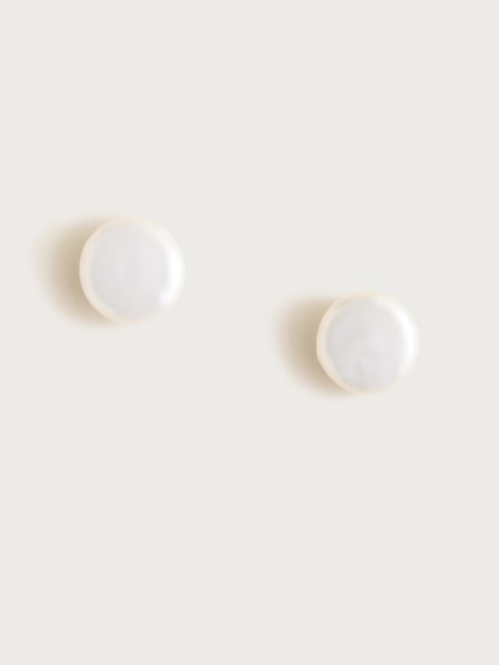 J crew pearl Freshwater pearl stud earrings
